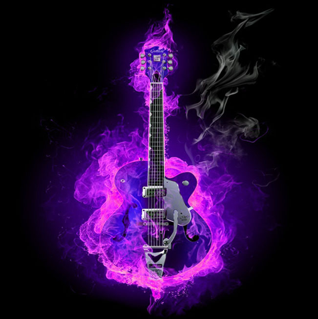 Purple Guitar